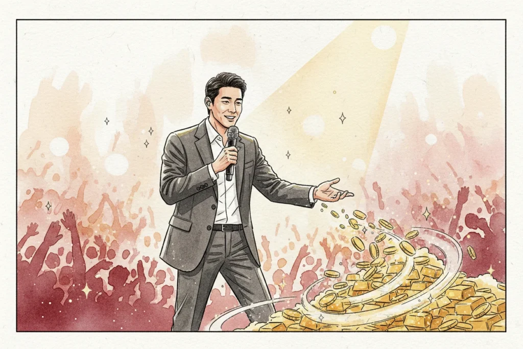 So Ji Sub tặng — Ảnh minh họa được tạo bằng AI