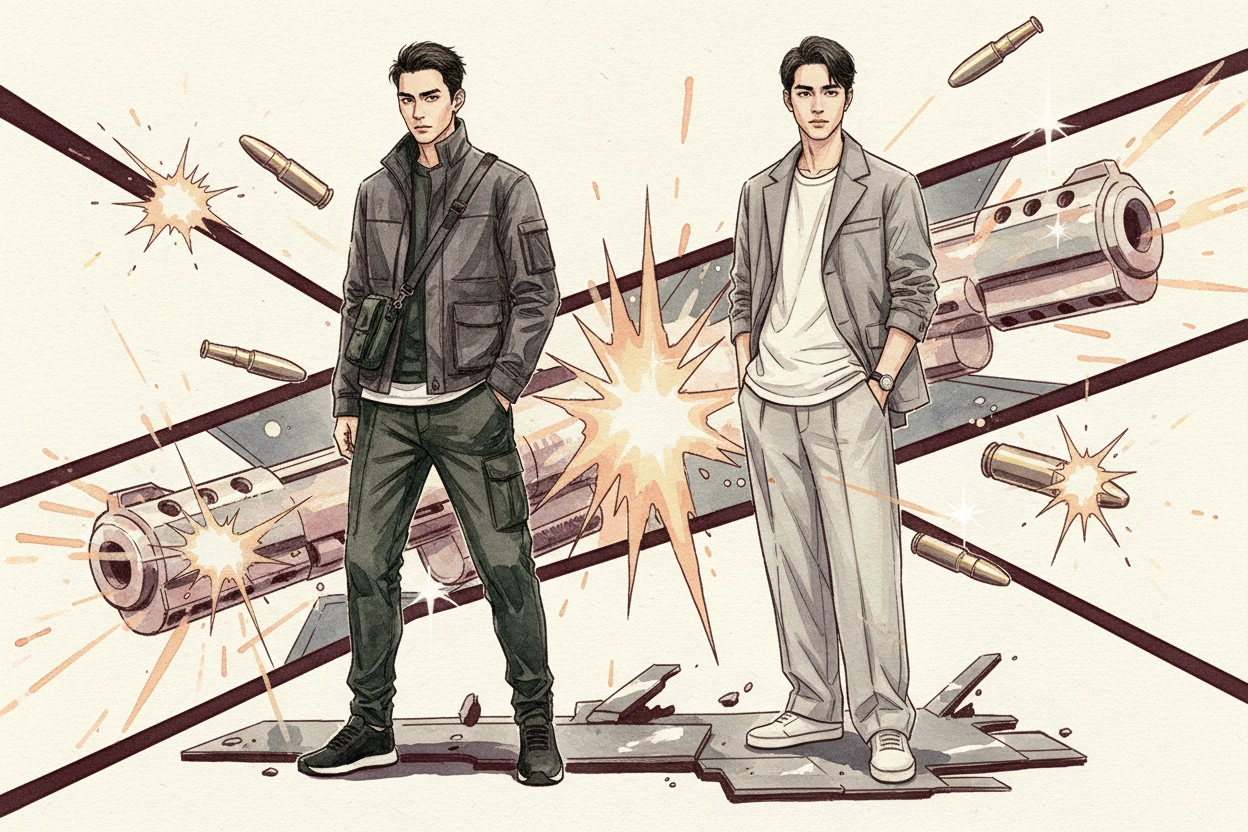 Lee Dong-wook, Okada Masaki biến phim trường thành sàn diễn