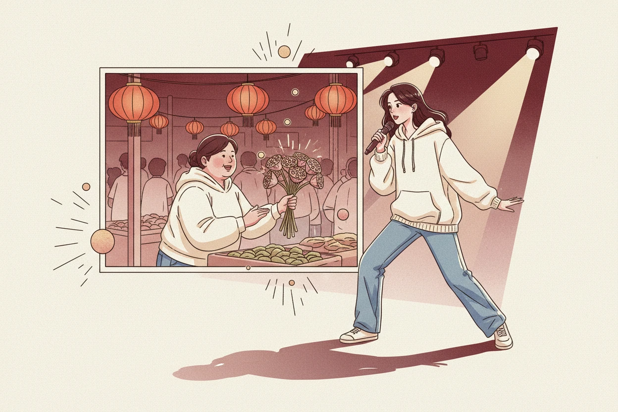Dương Mịch đi chợ đêm, chủ sạp tưởng khách thường còn cản mua