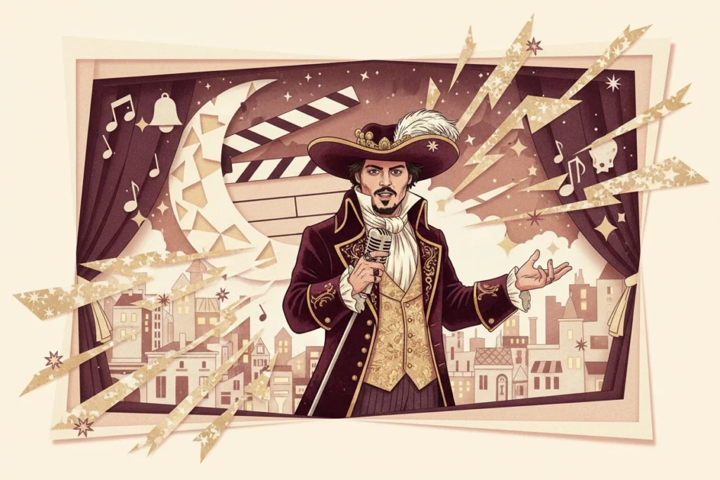 Johnny Depp trở lại, — Ảnh minh họa được tạo bằng AI
