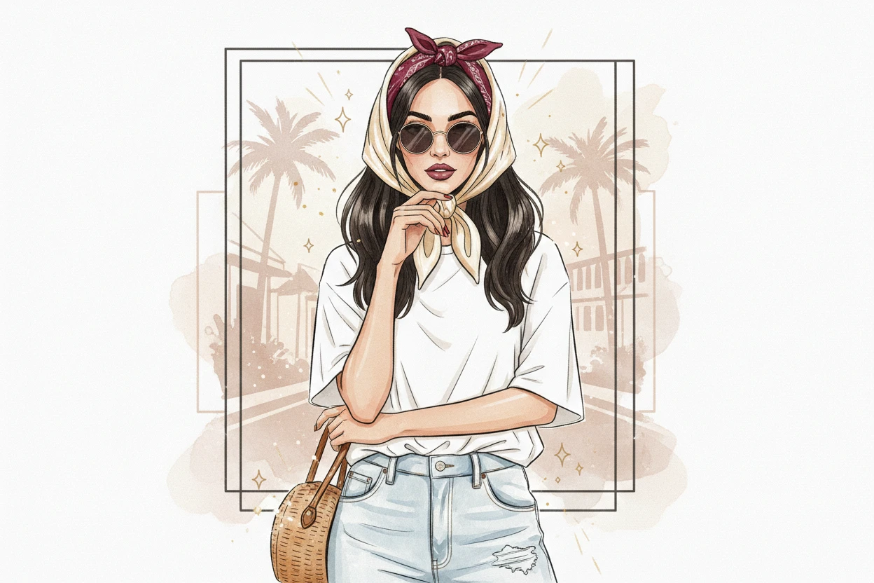 Bandana bất ngờ thành “nhân vật chính” của mùa hè 2026