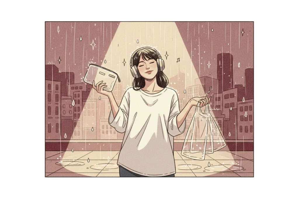 Hà Nội mưa dài — Ảnh minh họa được tạo bằng AI