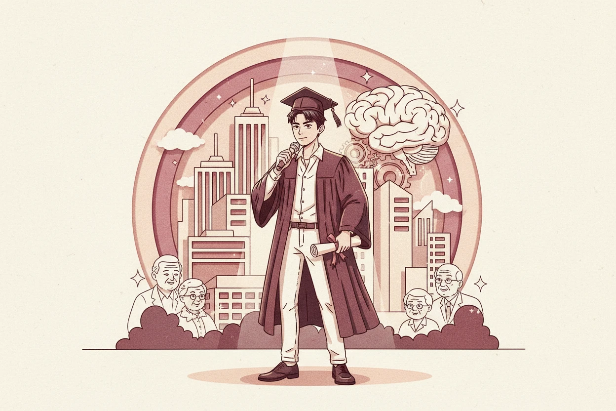 Zhang Chengyao đội mũ thạc sĩ: idol hệ học thuật gọi tên