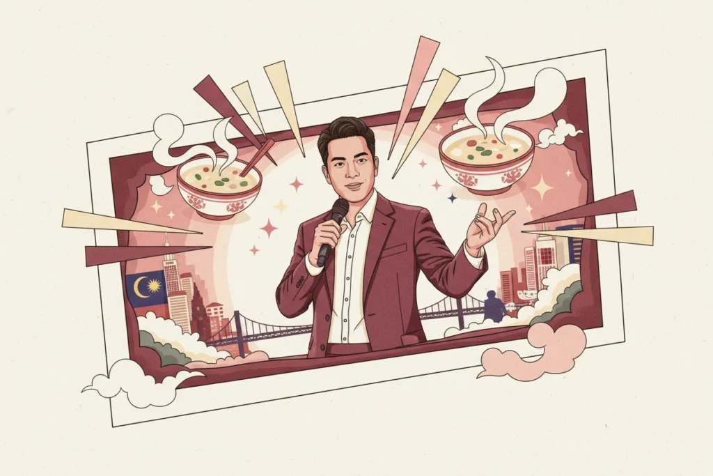 Souper Tang sang Singapore, — Ảnh minh họa được tạo bằng AI