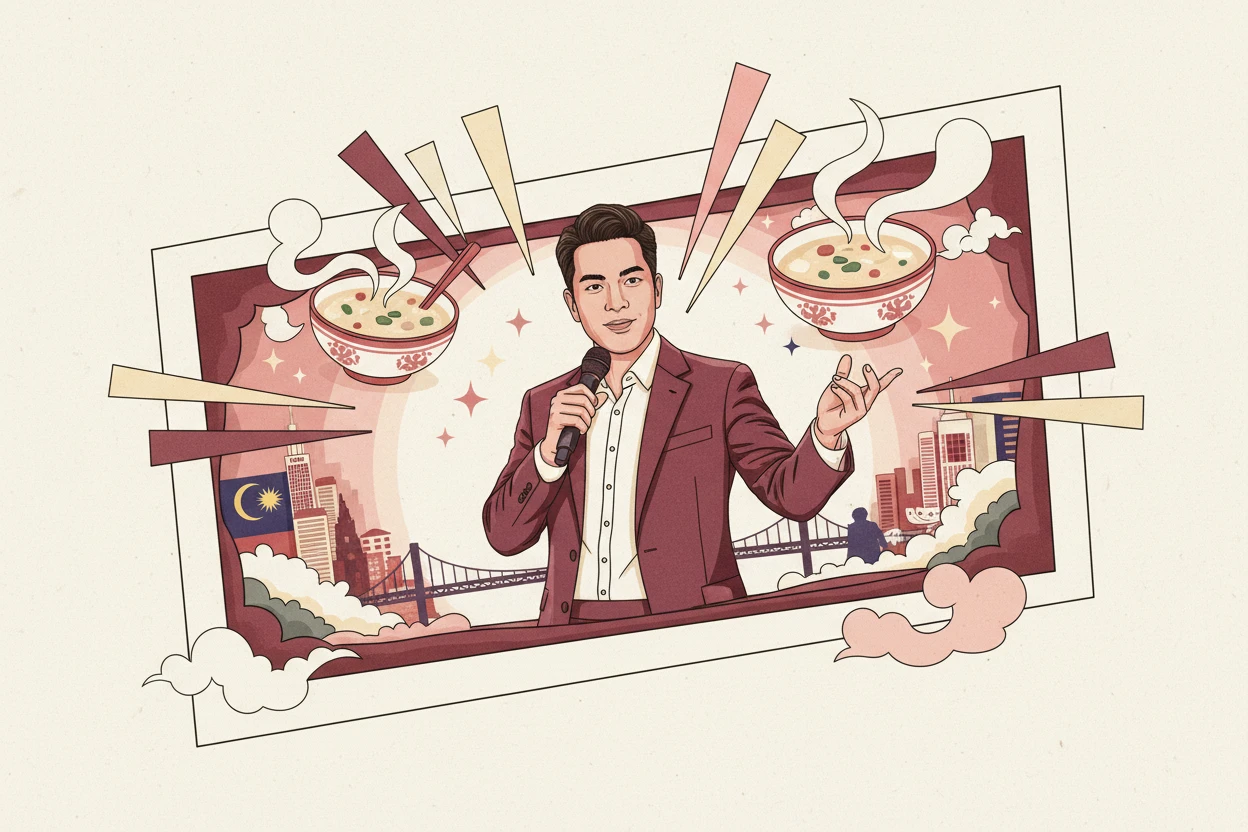 Souper Tang sang Singapore, — Ảnh minh họa được tạo bằng AI
