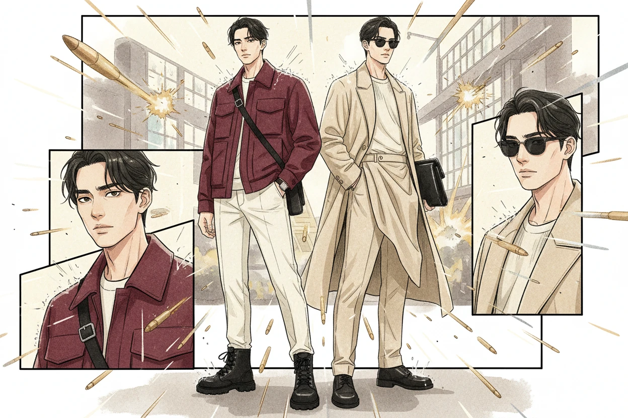 Lee Dong Wook, Okada — Ảnh minh họa được tạo bằng AI