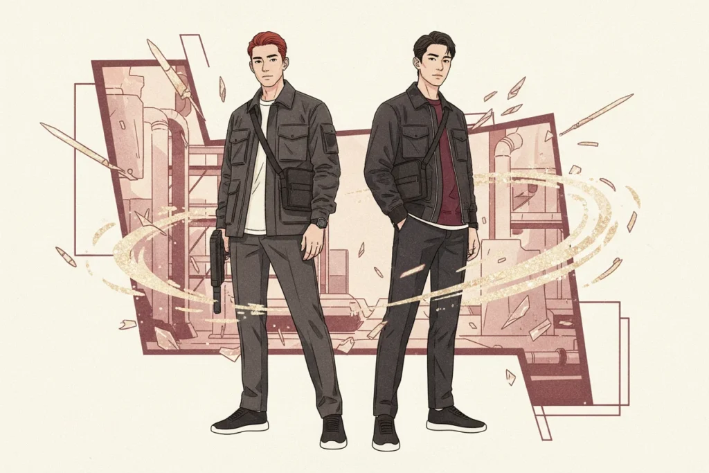 Lee Dong Wook, Masaki — Ảnh minh họa được tạo bằng AI