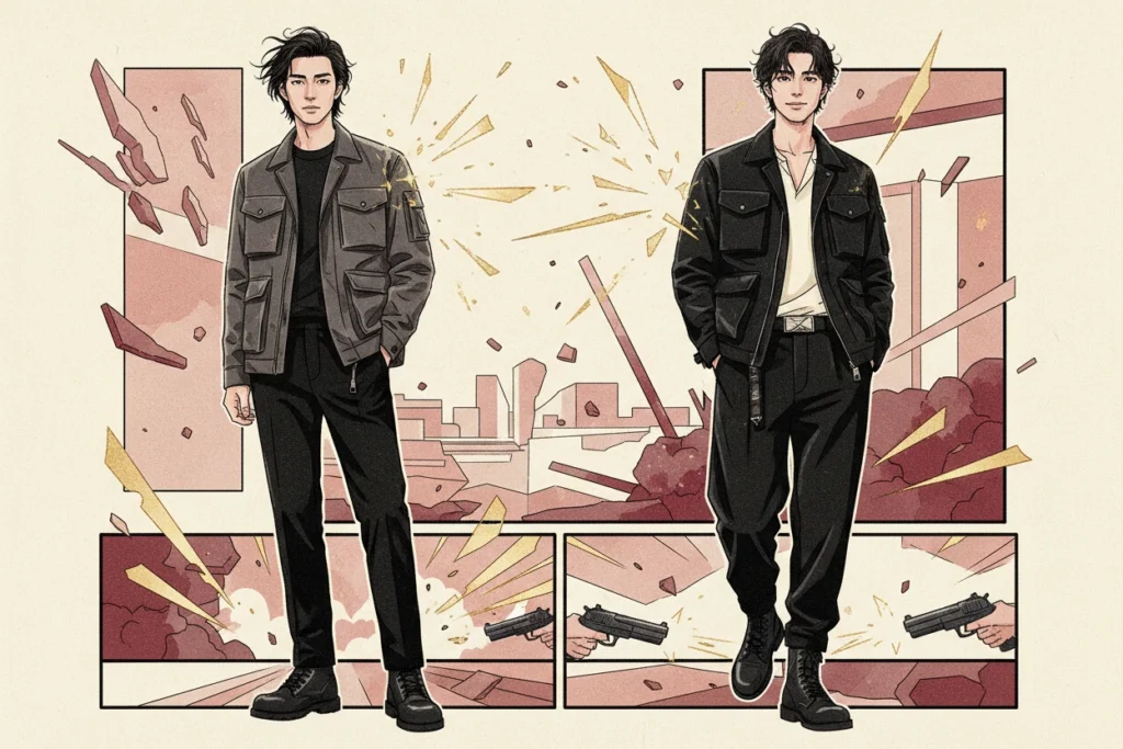 Lee Dong Wook, Masaki — Ảnh minh họa được tạo bằng AI