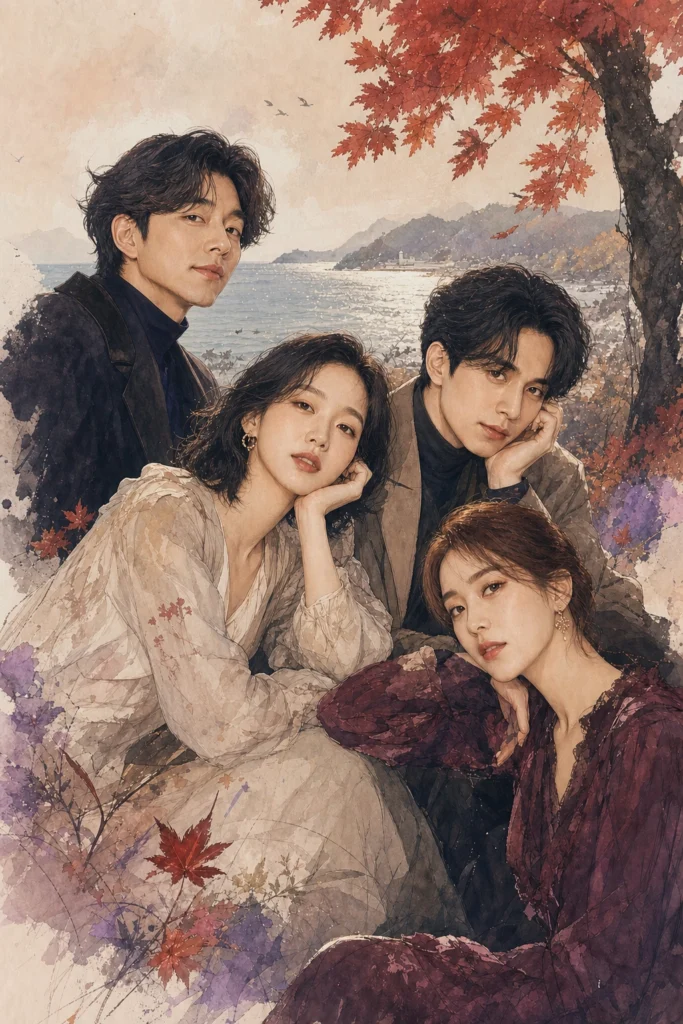 Minh họa phong cách tạp chí gợi lại không khí hoài niệm của Goblin.