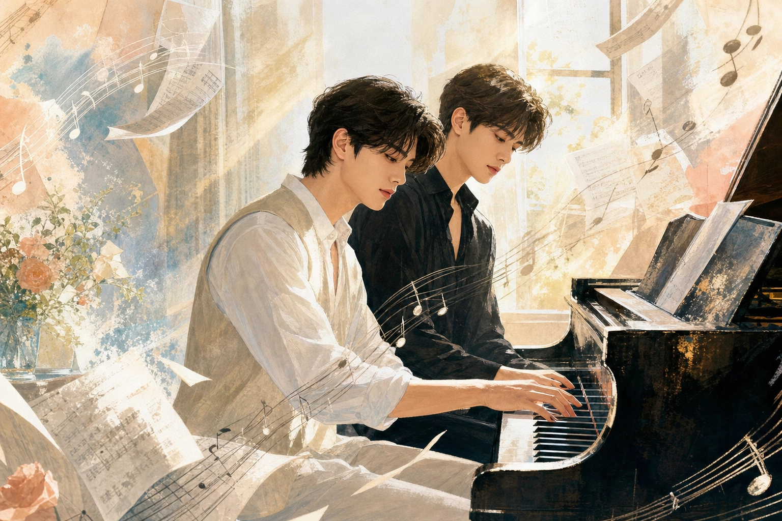 Song Kang và Lee Jun Young: Từ Đối Thủ Đến Tri Kỷ Trong ‘Four Hands, Two Sonatas’!