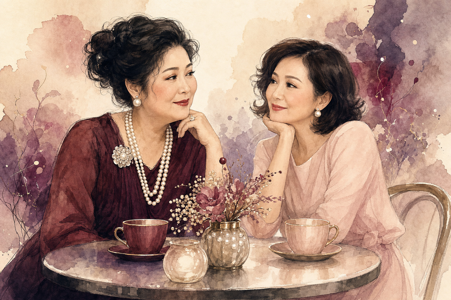 Hồng Vân và Hồng Đào Tái Ngộ: Khoảnh Khắc Ấm Áp