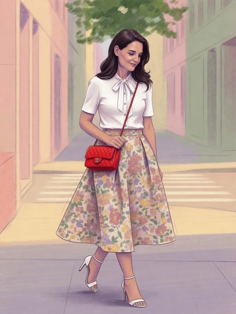 Túi đeo chéo của Katie Holmes