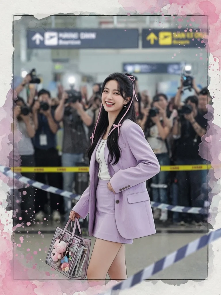 LE SSERAFIM rời Incheon đến Đài