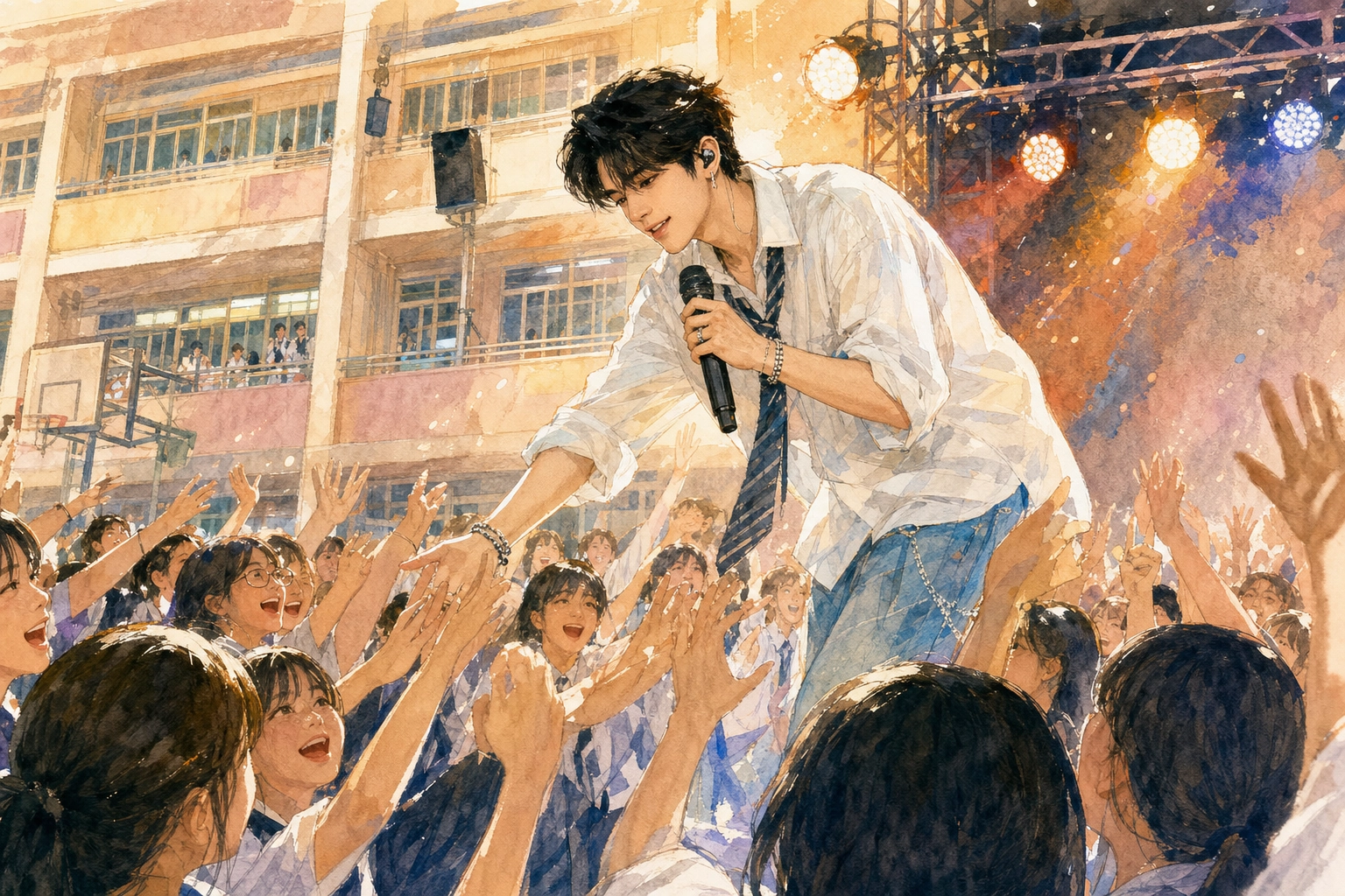 Lý Tuấn Kiệt Đốn Tim Fan Hồng Kông với School Tour Đầy Năng Lượng!