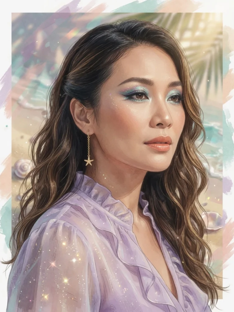 Sọc vỏ sò và lấp lánh