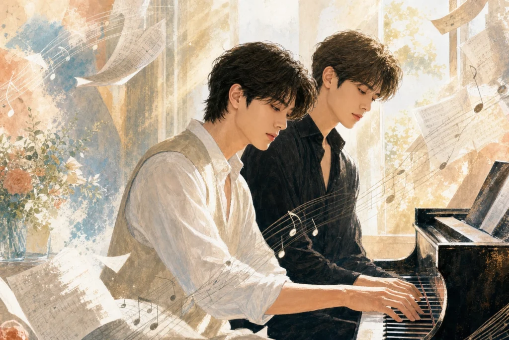 Hai nghệ sĩ piano