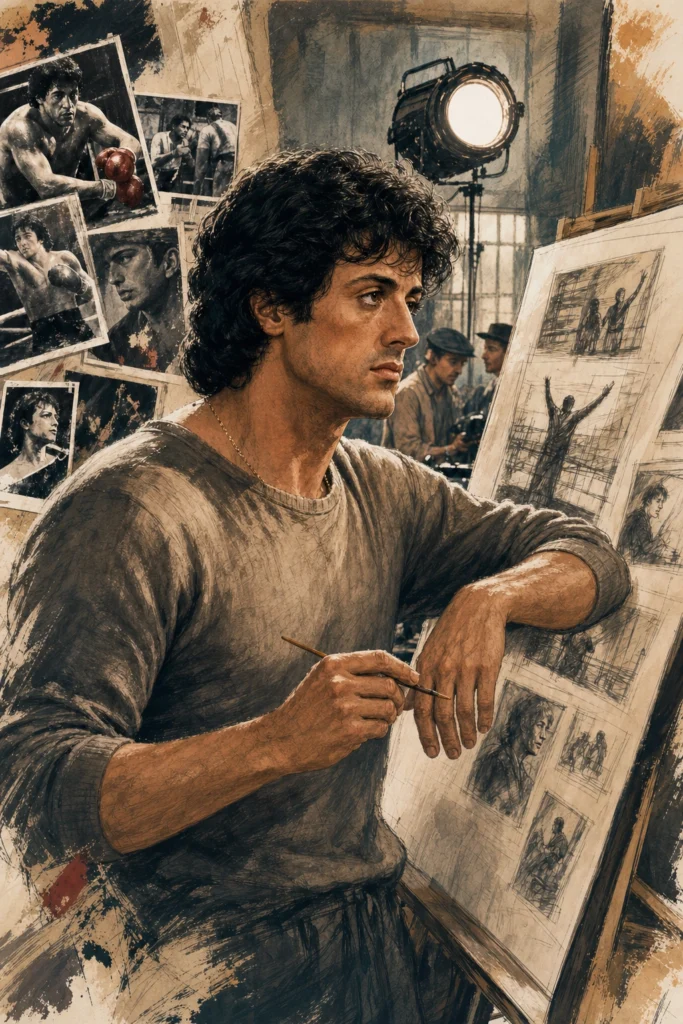 Anthony Ippolito đóng vai Sylvester Stallone