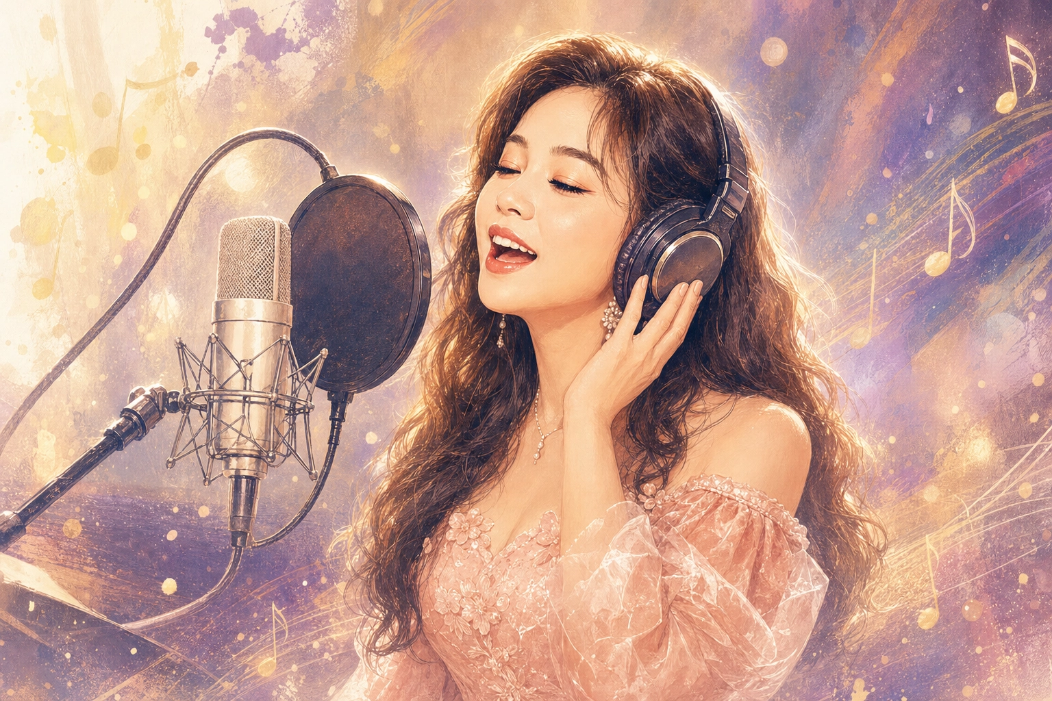Xuân Mai góp giọng trong ca