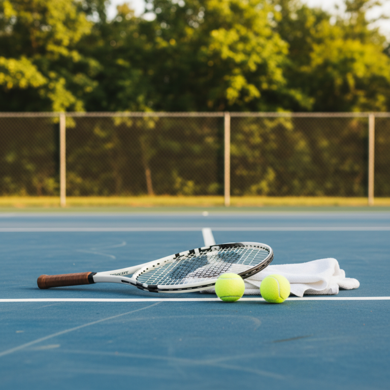 Minh họa biểu tượng liên quan đến bài viết “Xuất Hiện Trên Sân Tennis Với Bộ Đồ Thể Thao Không Son Phấn, Bà Mẹ Ba Con Vẫn Cuốn Hút Lạ Thường!”. Ảnh minh họa được tạo bằng AI