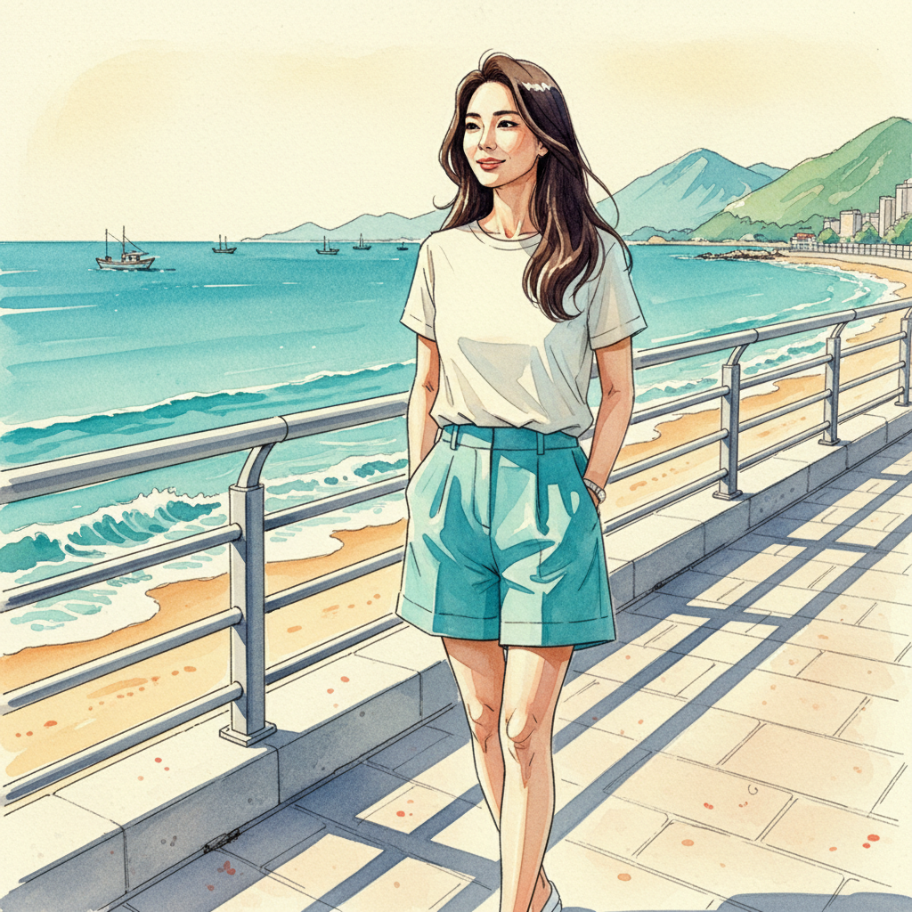 Chỉ Mặc Áo Phông Quần Short Đi Du Lịch, Nhan Sắc Tuổi 49 Của Cô Vẫn Khiến Ai Cũng Ngoái Nhìn!