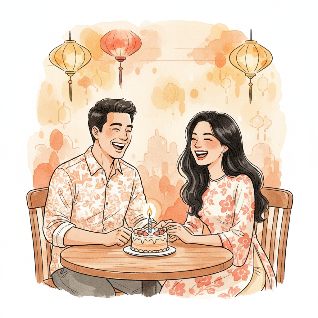 Mừng Sinh Nhật Chồng Bằng Một Đoạn Viết Dài, Câu Cuối Khiến Chị Em Ghen Tị Ra Mặt!
