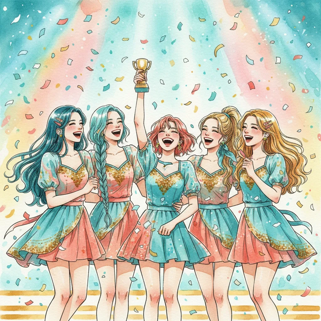 Vượt Qua Cả Loạt Đối Thủ Nặng Ký, Nhóm Nữ Này Giành Chiếc Cúp Đầu Tiên Cho Ca Khúc Mùa Hè!