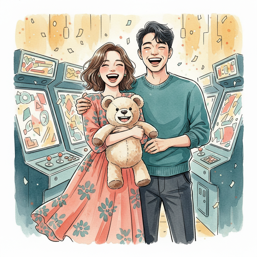 Minh họa phong cách tạp chí cho bài viết “Giả Vờ Đính Hôn Để Thoát Áp Lực Gia Đình, Nhưng Những Buổi Hẹn Lại Thật Đến Khó Tin!”. Ảnh minh họa được tạo bằng AI