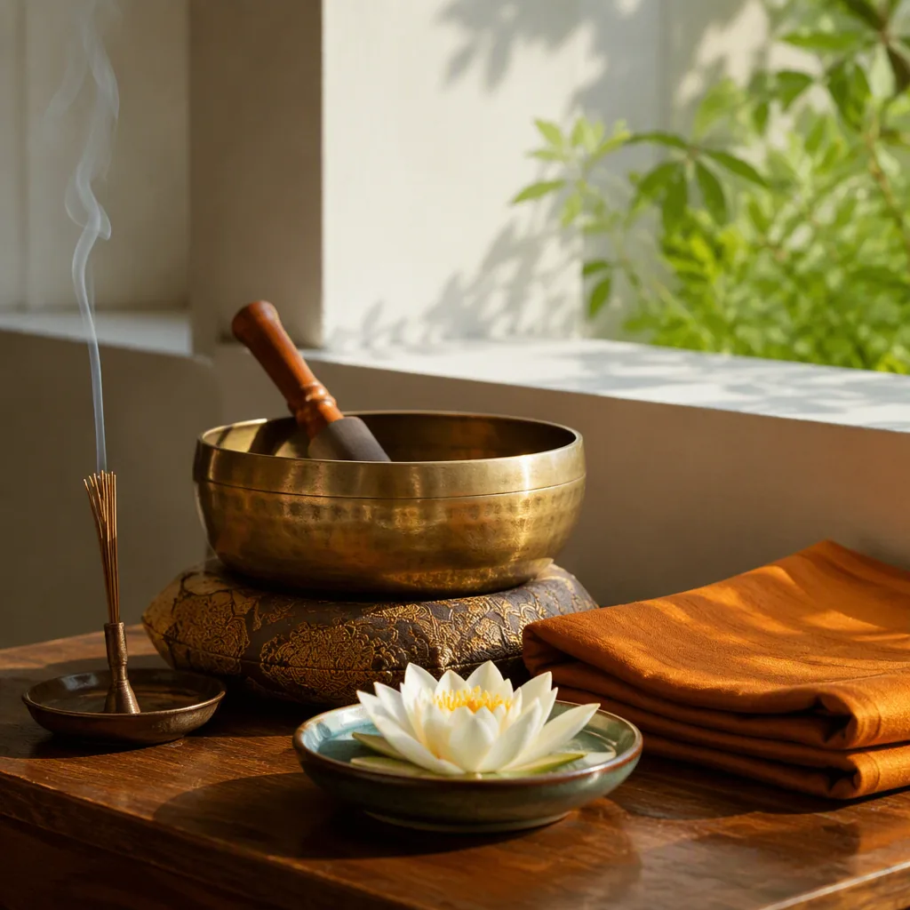 Minh họa biểu tượng liên quan đến bài viết “Giọng Hát Của Một Ni Cô Người Nepal Vừa Vang Lên Tại Nhà Hát Hồ Gươm”. Ảnh minh họa được tạo bằng AI