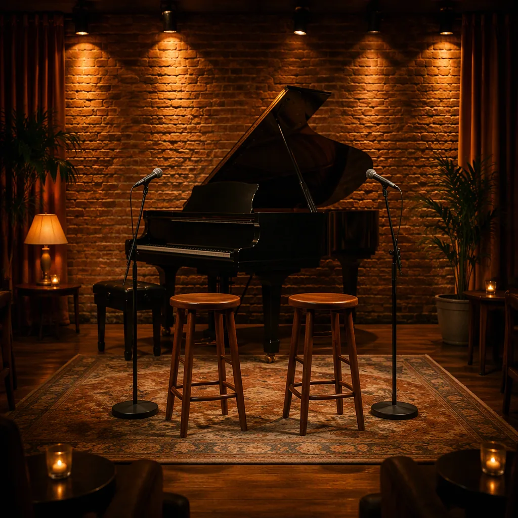 Minh họa biểu tượng liên quan đến bài viết “Một Bộ Đôi R&B Huyền Thoại Của Hàn Quốc Úp Mở Chuyện Trở Lại Sau Tám Năm”. Ảnh minh họa được tạo bằng AI